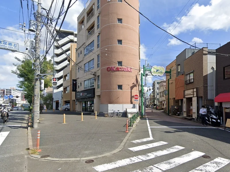 長原のスケルトン物件の外観