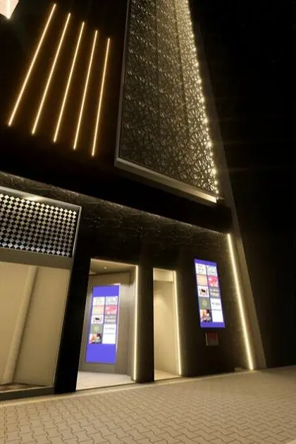 池袋の中華料理居抜きのエントランス