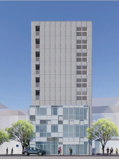 向ヶ丘遊園のスケルトン物件の外観