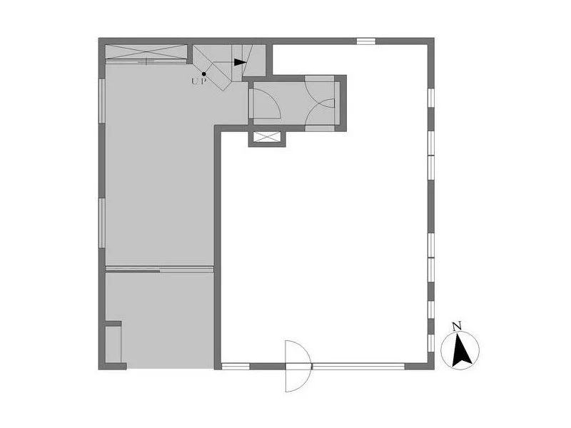 中野のスケルトン物件の平面図