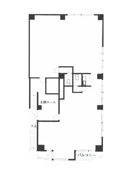 平井のスケルトン物件の平面図