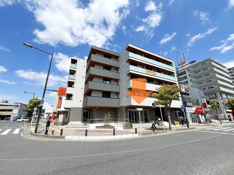 せんげん台のスケルトン店舗物件の外観