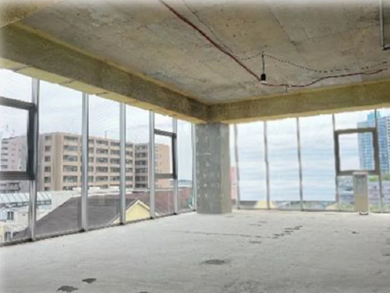 貸店舗(スケルトン)の平面図