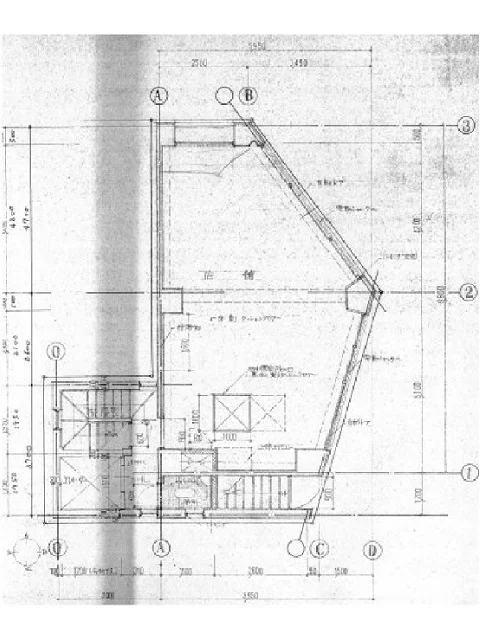 カフェ・喫茶店の居抜き物件の平面図