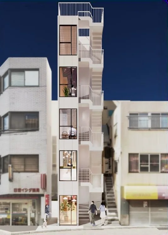 日吉のスケルトン物件の外観