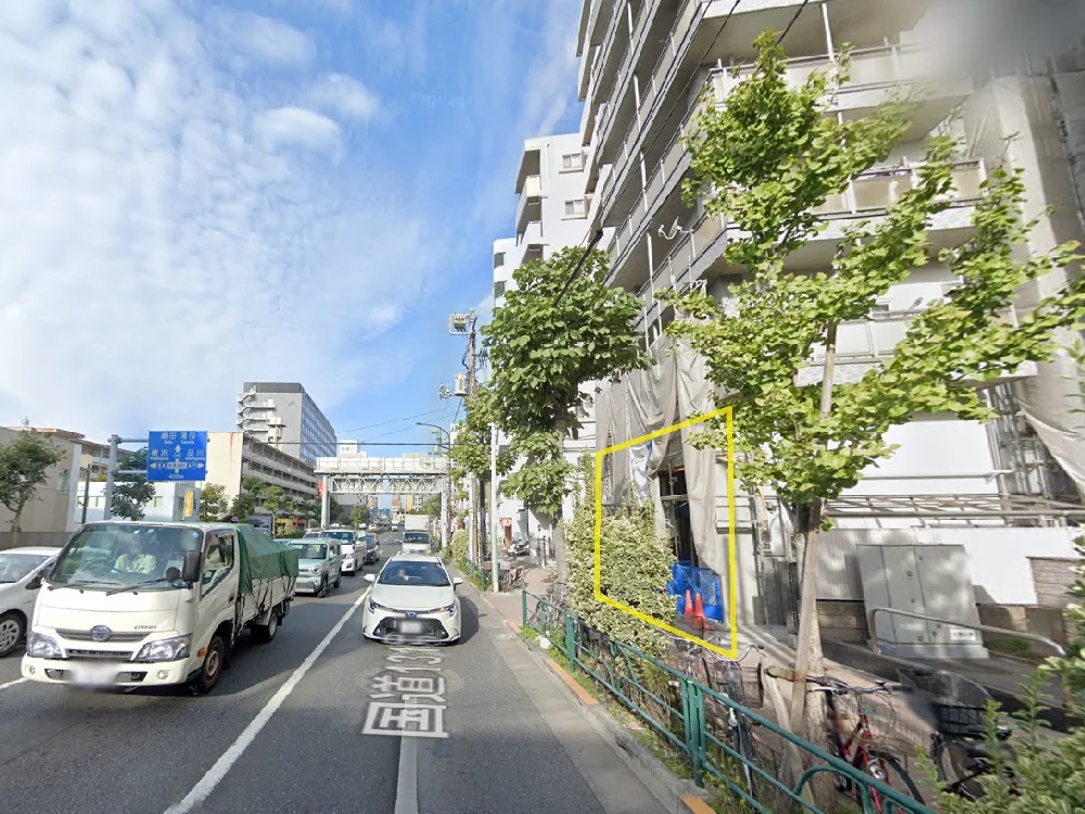 大鳥居のスケルトン物件の外観