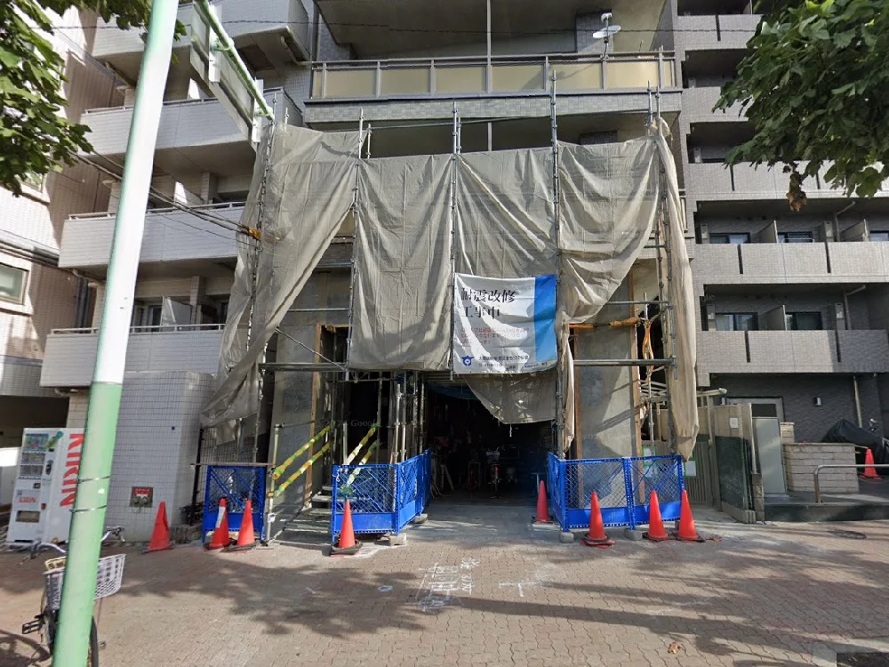 大鳥居のスケルトン店舗物件の外観