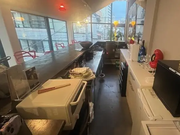 外苑前の居抜き店舗の厨房
