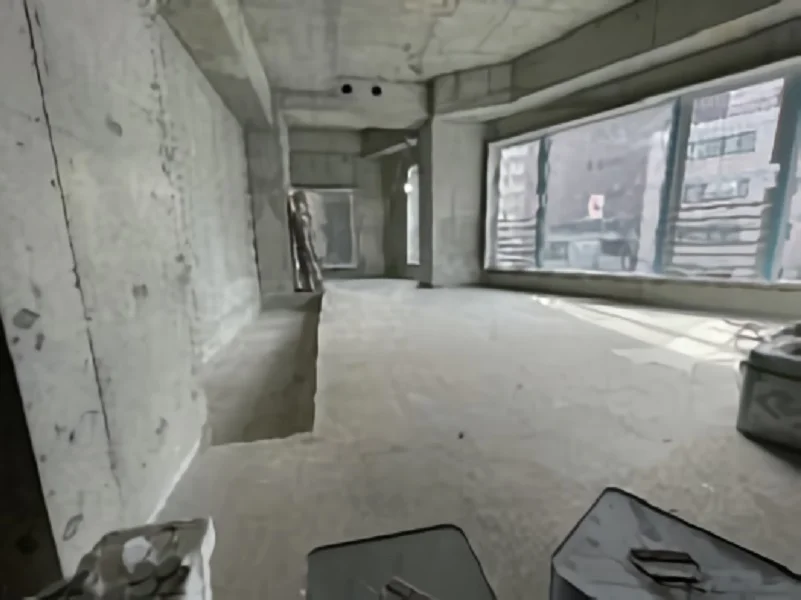 不動前のスケルトン店舗物件の内装