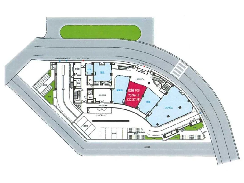 柳瀬川のスケルトン物件の平面図