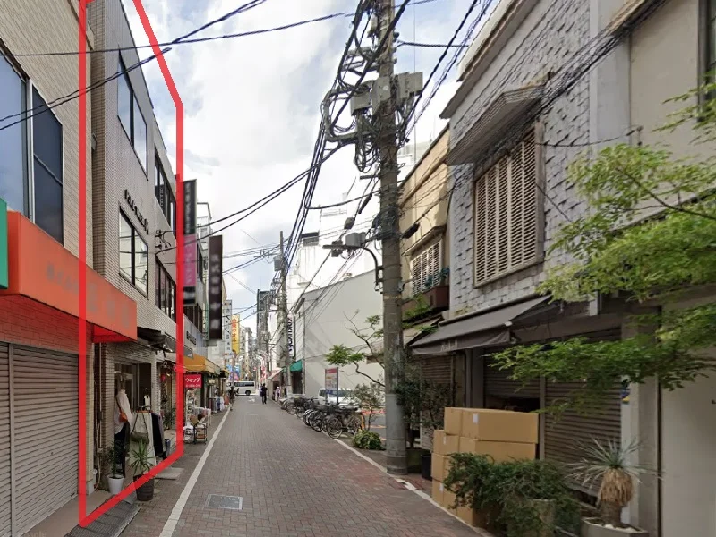 馬喰町の居抜き店舗の外観