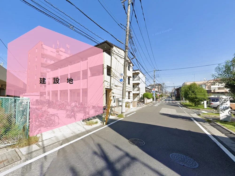 貸店舗(スケルトン)の外観