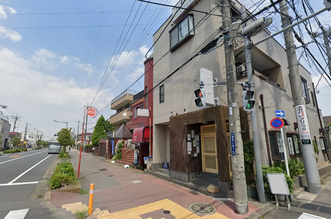 鉄板焼きの居抜き物件の外観