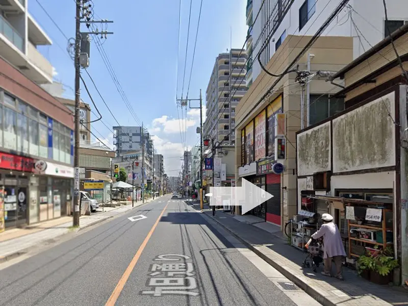 国立の居抜き店舗の外観