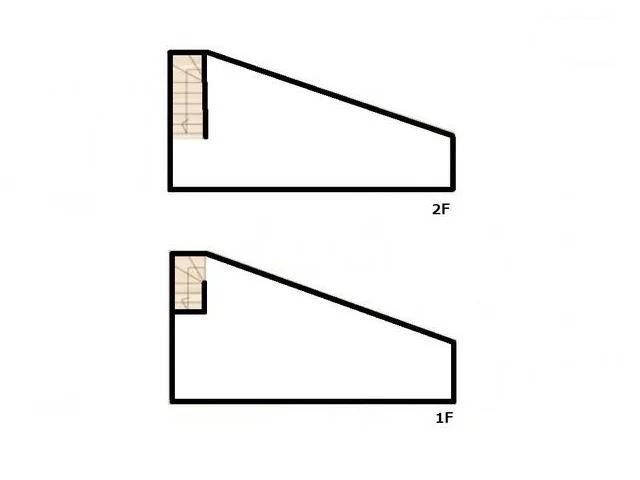 武蔵小金井のスケルトン店舗物件の平面図