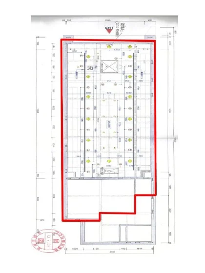 北浦和の物販居抜きの平面図
