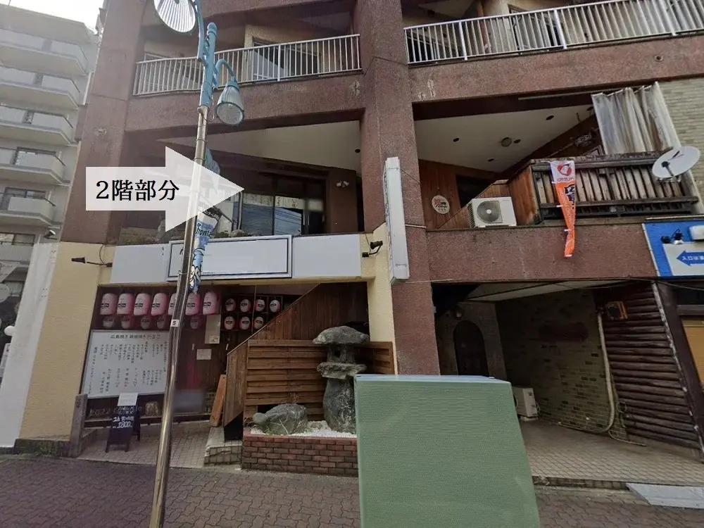 居酒屋の居抜き物件のエントランス