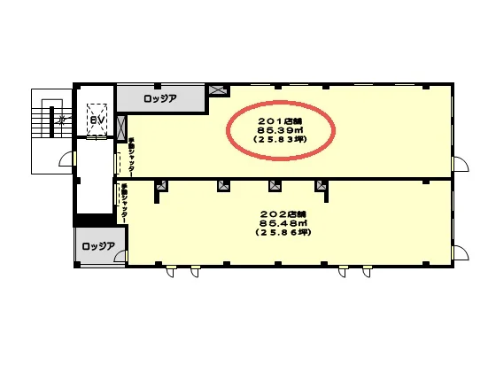 本八幡のスケルトン物件の平面図