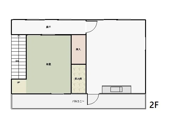 川越の歯科居抜きの平面図