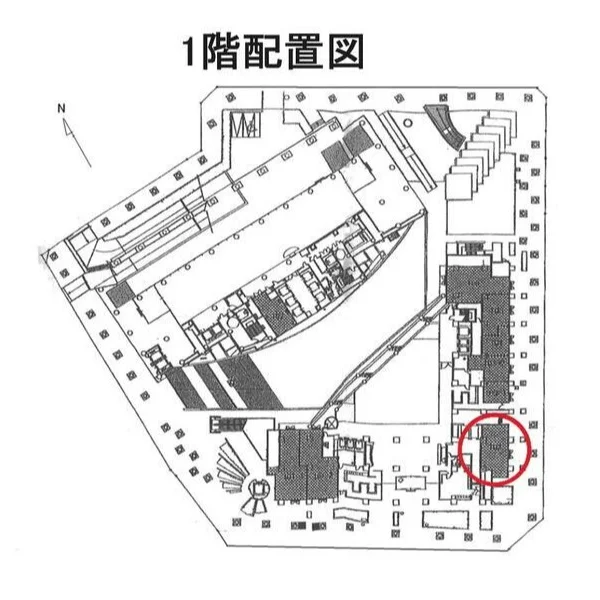 東池袋のスケルトン物件の地図