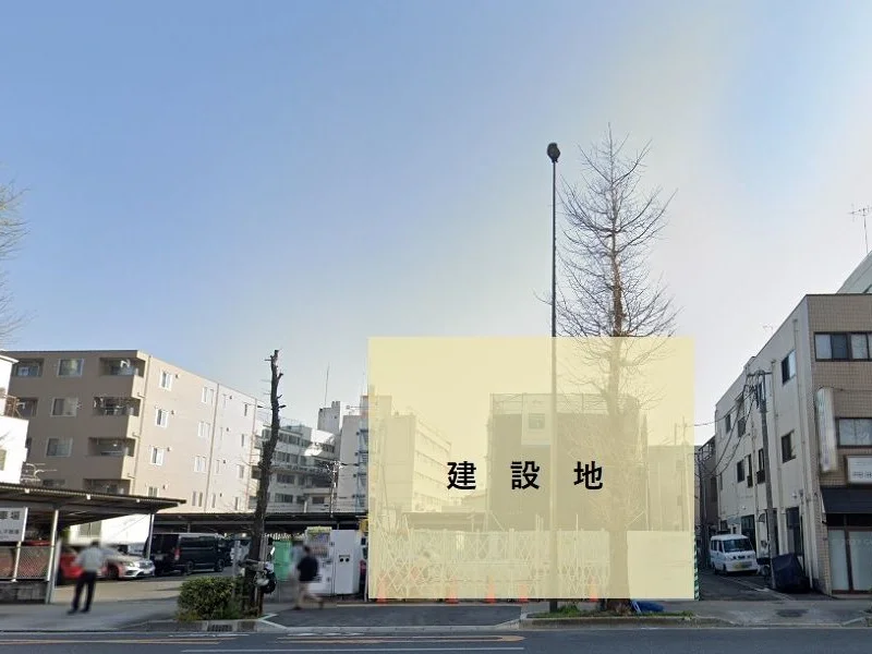 志村坂上のスケルトン店舗物件の外観