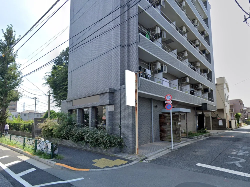 武蔵関の事務所仕様店舗物件の外観