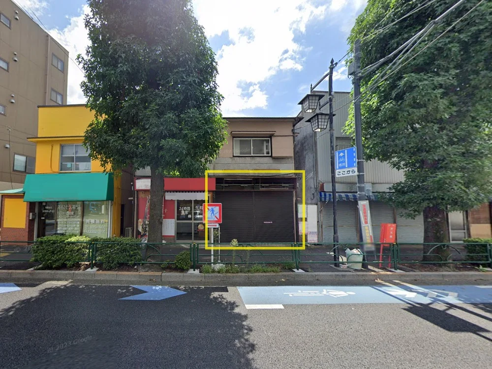 沼袋のスケルトン物件の内装