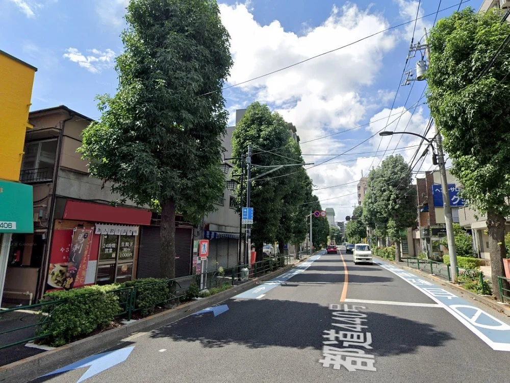 沼袋のスケルトン店舗物件の周辺