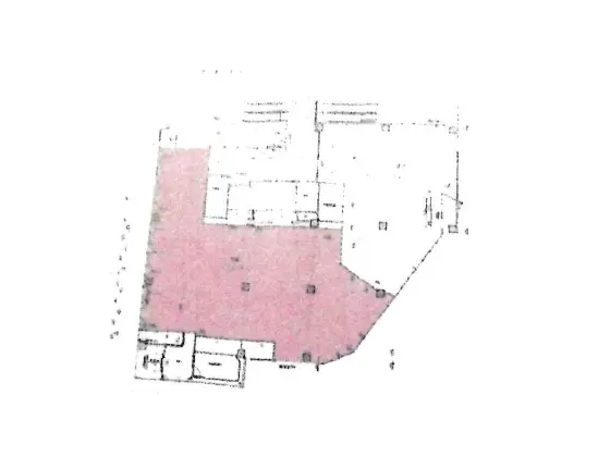 大井町の居抜き店舗の平面図