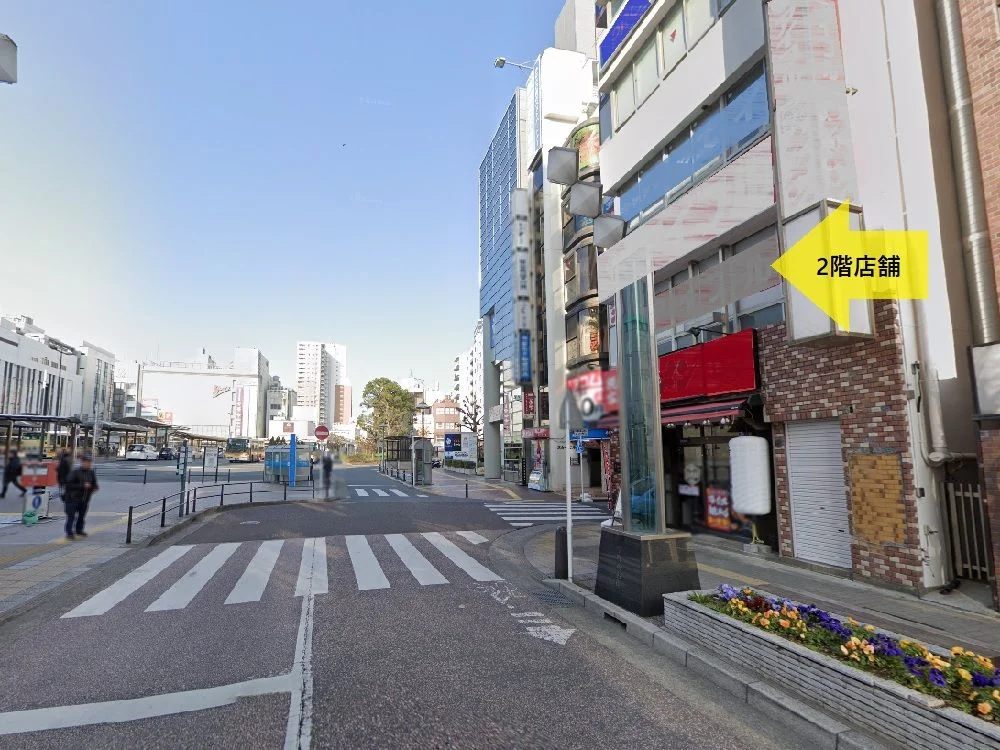 貸店舗(スケルトン)の外観