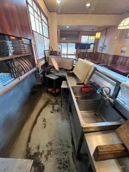 東向島の居抜き店舗の厨房