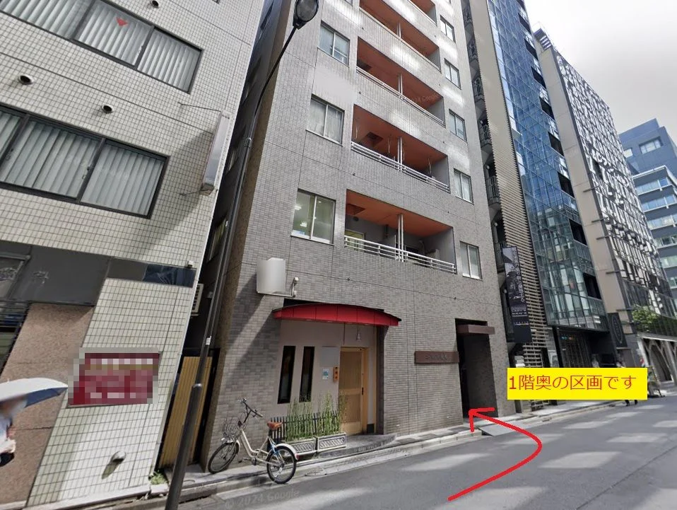 貸店舗(スケルトン)の外観