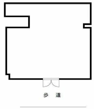 京王永山のスケルトン物件の平面図