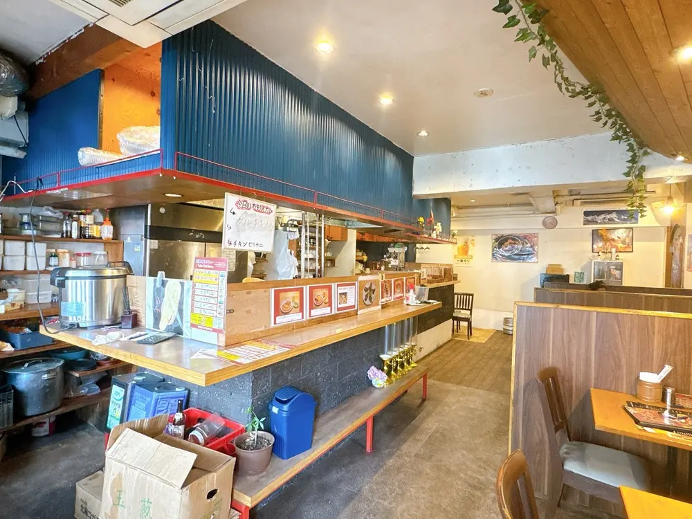 蒔田の居抜き店舗の内装