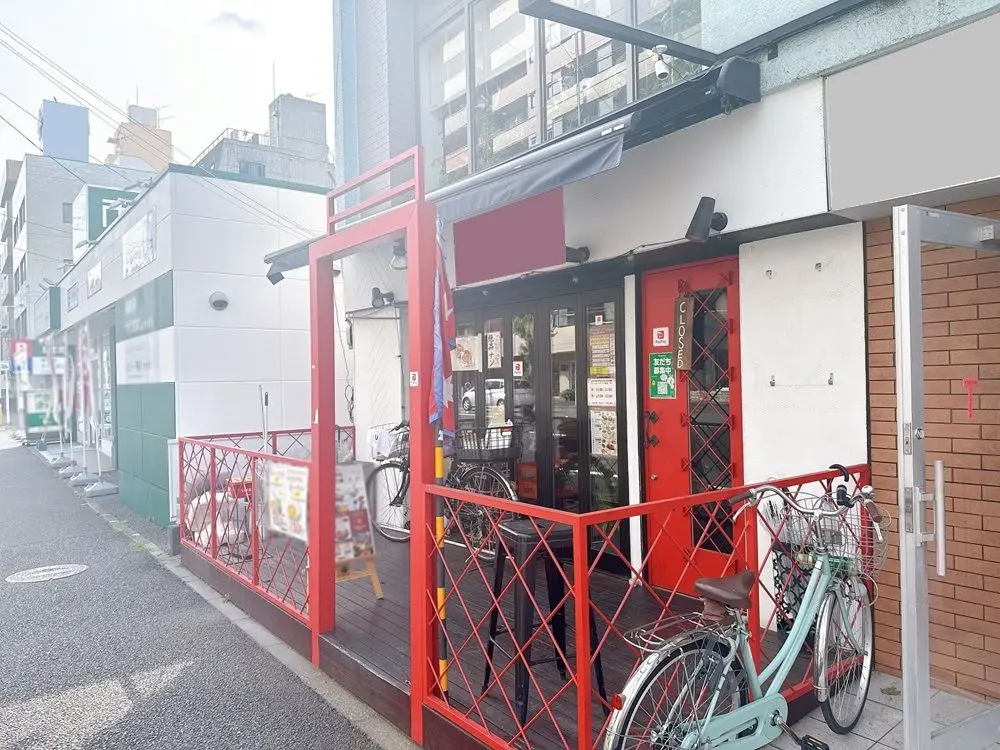 蒔田の居抜き店舗の外観