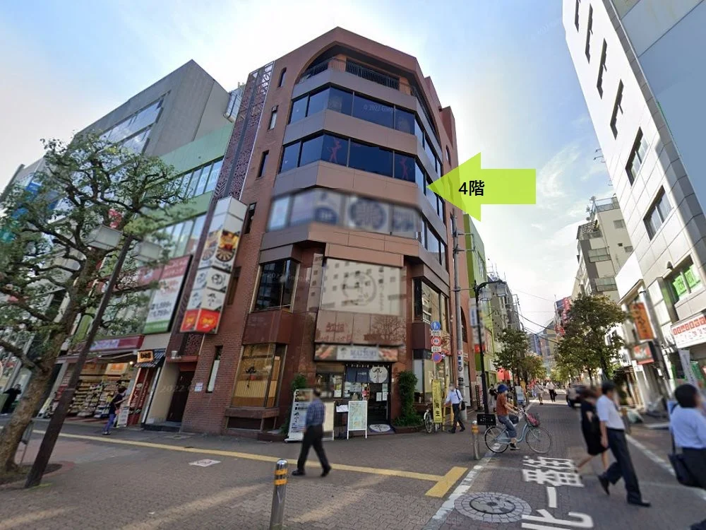 大森のスケルトン店舗物件の外観