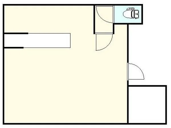 居酒屋の居抜き物件の平面図