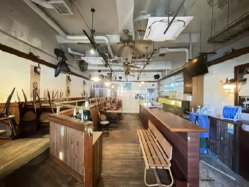 ダイニングバーの居抜き物件の内装