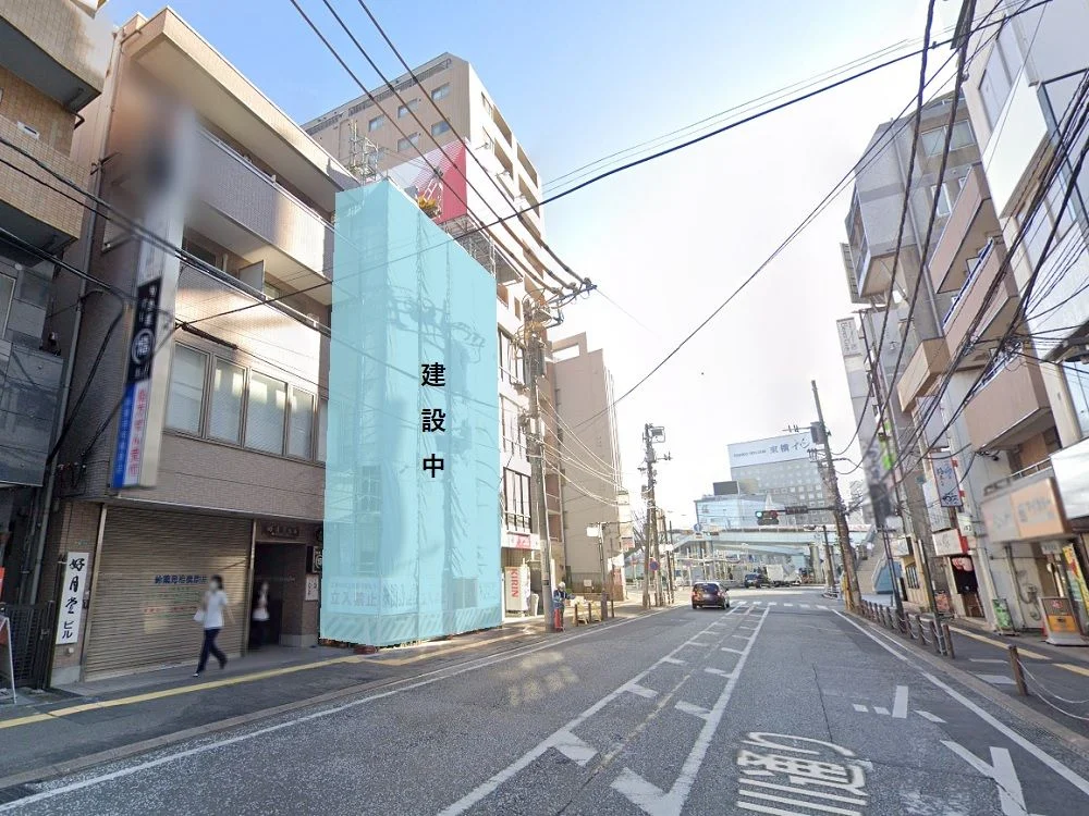 貸店舗(スケルトン)の外観