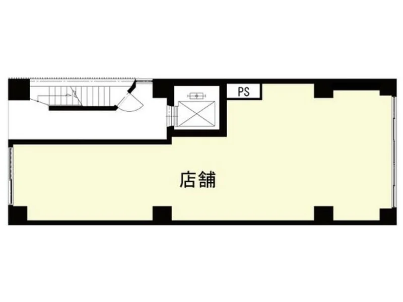 相模原のスケルトン物件の平面図