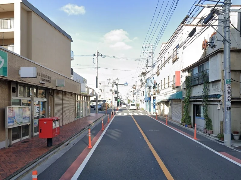 お花茶屋のスケルトン店舗物件の外観