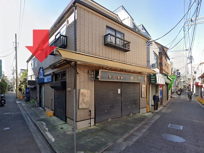 西大島の居抜き店舗の外観