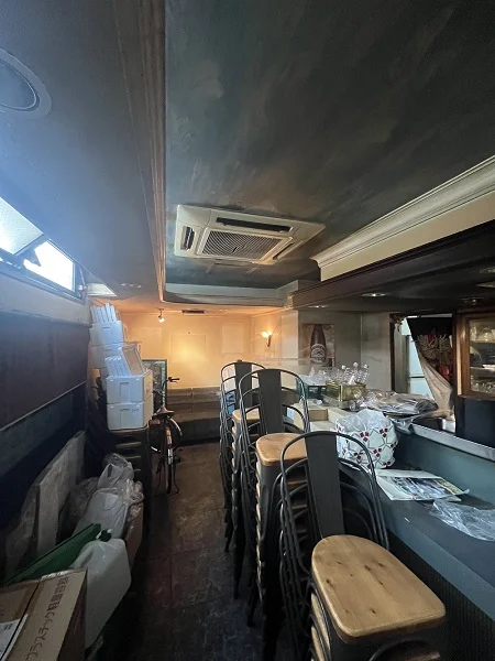 西大島の居抜き店舗の内装