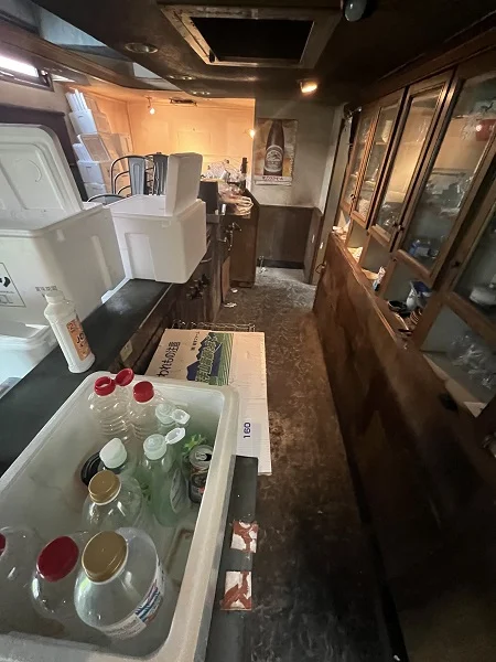 西大島のスナック・パブ居抜きの厨房