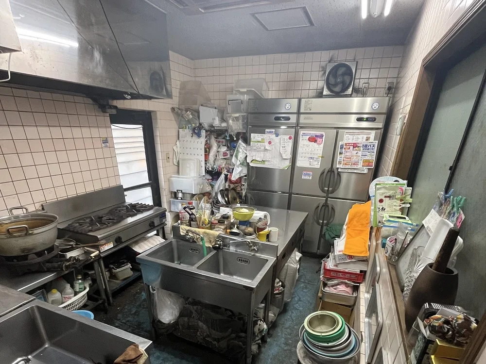 セントラルキッチンの居抜き物件の内装