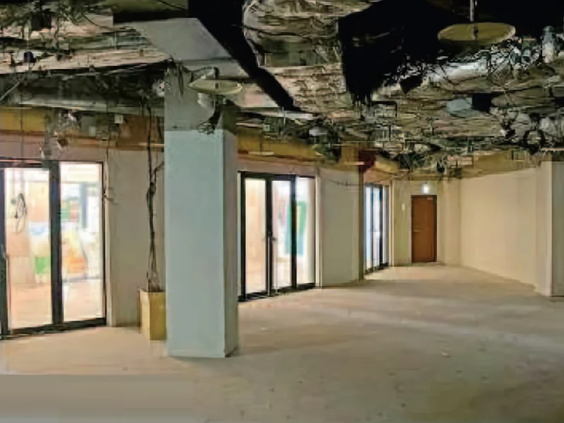 貸店舗(スケルトン)の内装