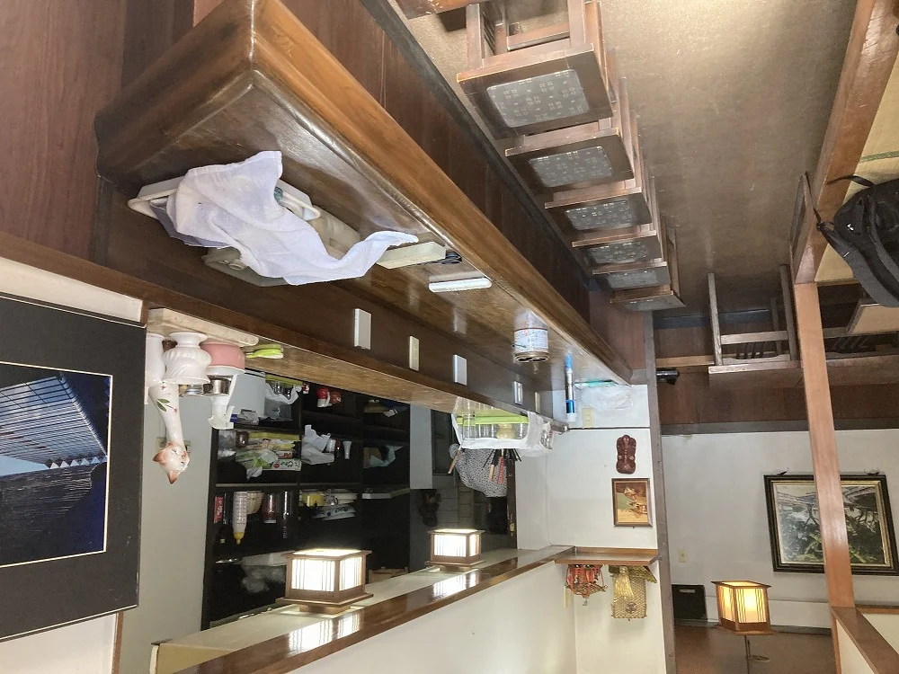 弘明寺の居抜き店舗の内装