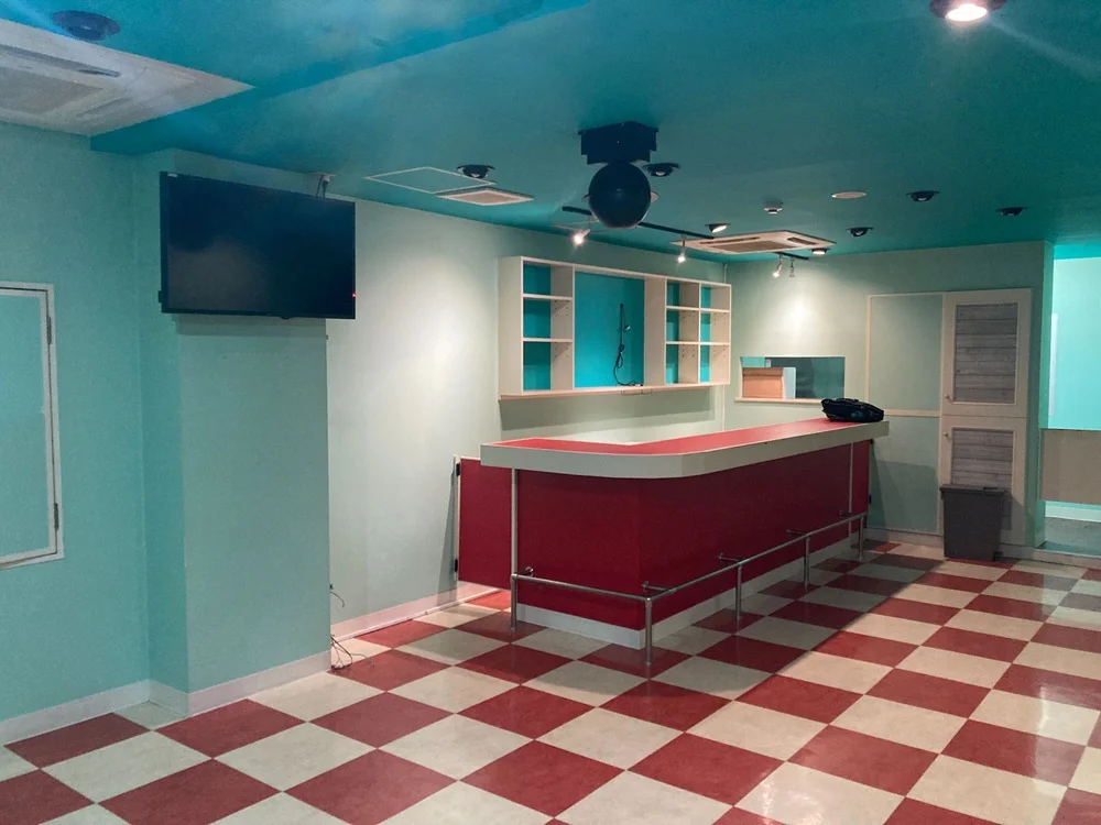 大師前の居抜き店舗の内装