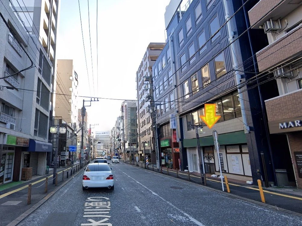 相模原のスケルトン店舗物件の外観