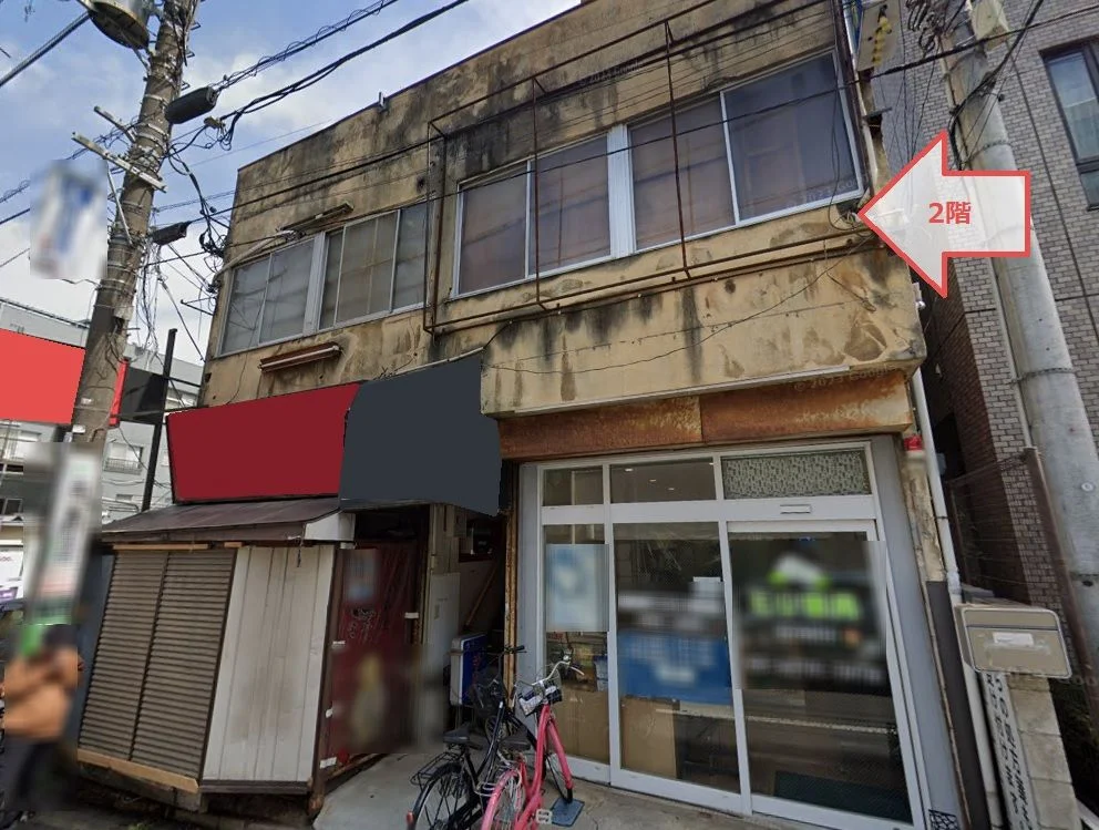 武蔵関のスナック・パブ居抜きの外観